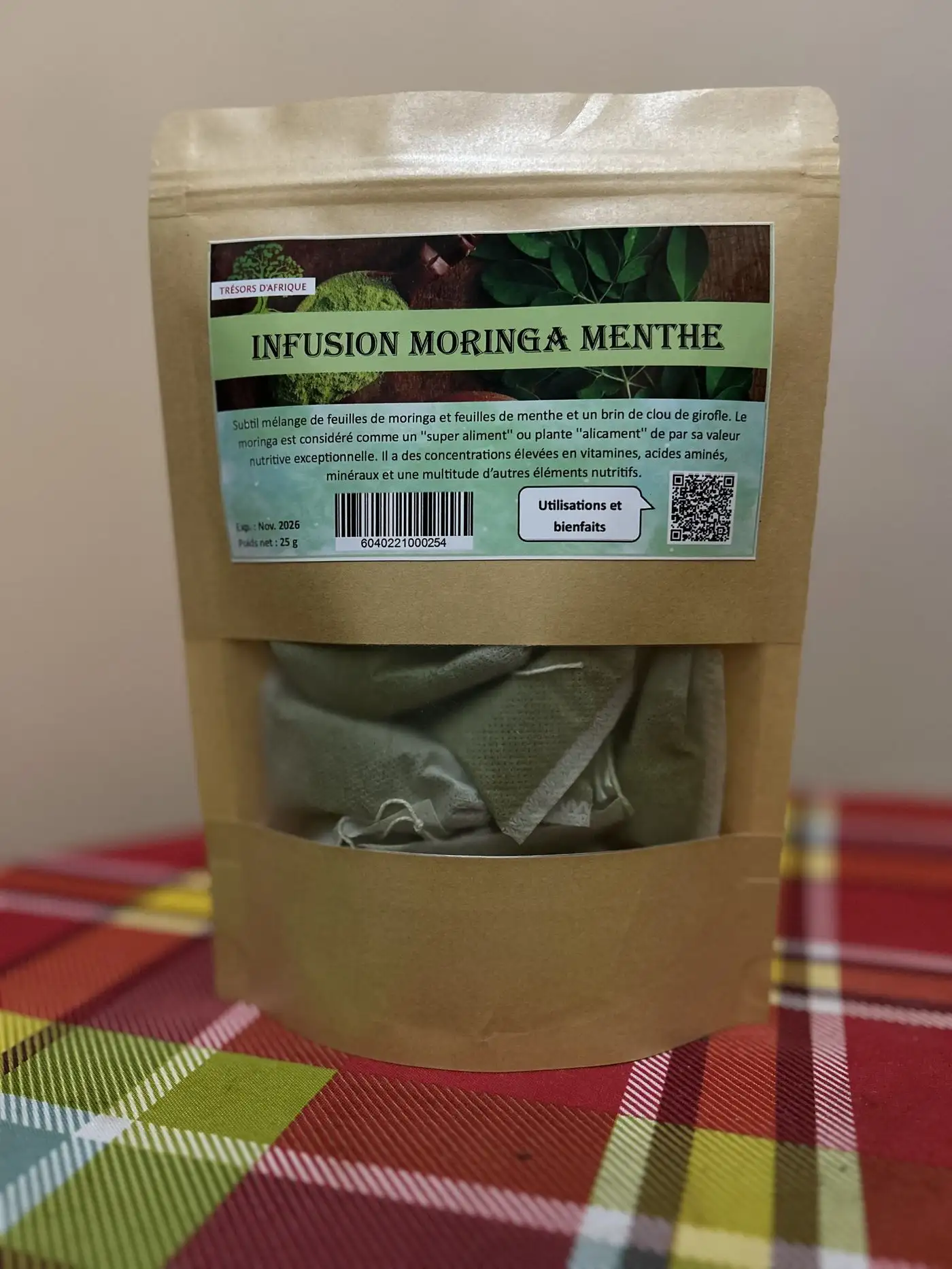 Infusion moringa menthe - Téranga d'Afrique